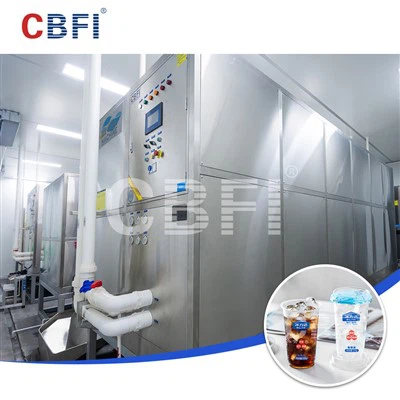 CBFI Automated Edible Ice Factory Modern Ice Cup Production Line