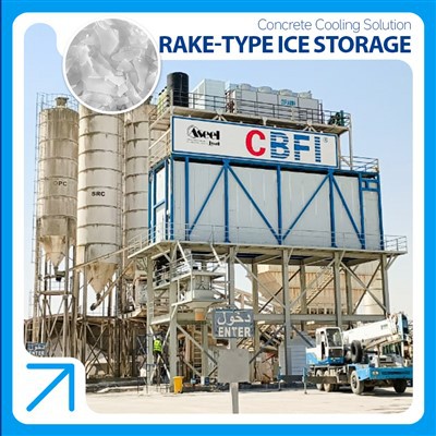 Det "kalla" hjärtat av betong Temperaturkontroll: CBFI Helautomatiska Ice Raking System Solutions